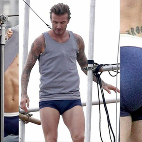 Jogador David Beckham Pelado Exibindo A Rola Foto De Penis